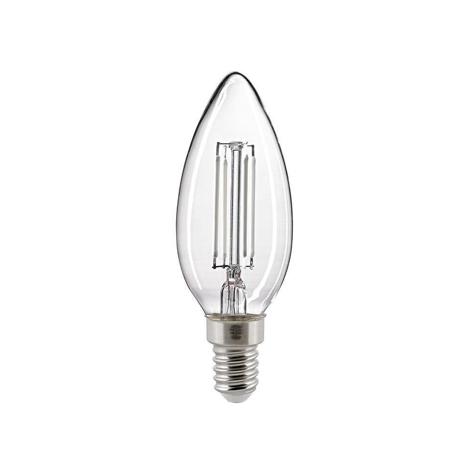 SIGOR Filament Kerzenlampe Snow klar, Artikel 6163101