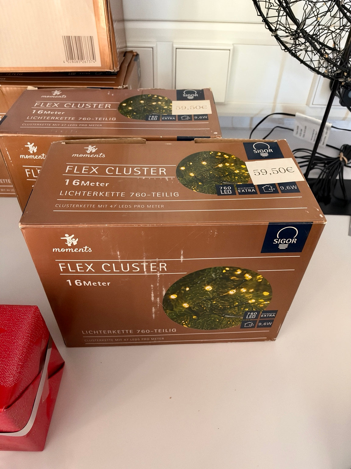 SIGOR Flex Cluster LED-Lichterkette 16 m mit 760 LEDs – Originalverpackung