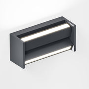 IP44.de Wandleuchte slat, anthrazit, Vorderansicht