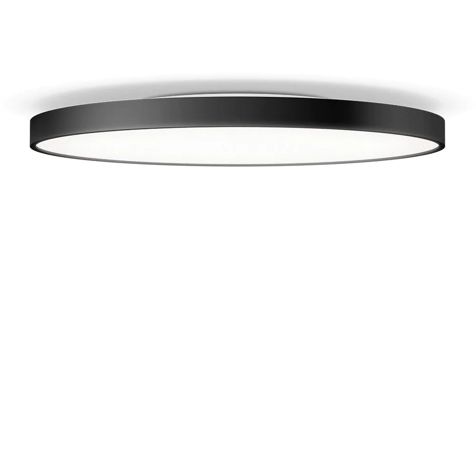 Serien, Deckenleuchte Slice XL Up&Down, Schwarz, moderne Deckenleuchte