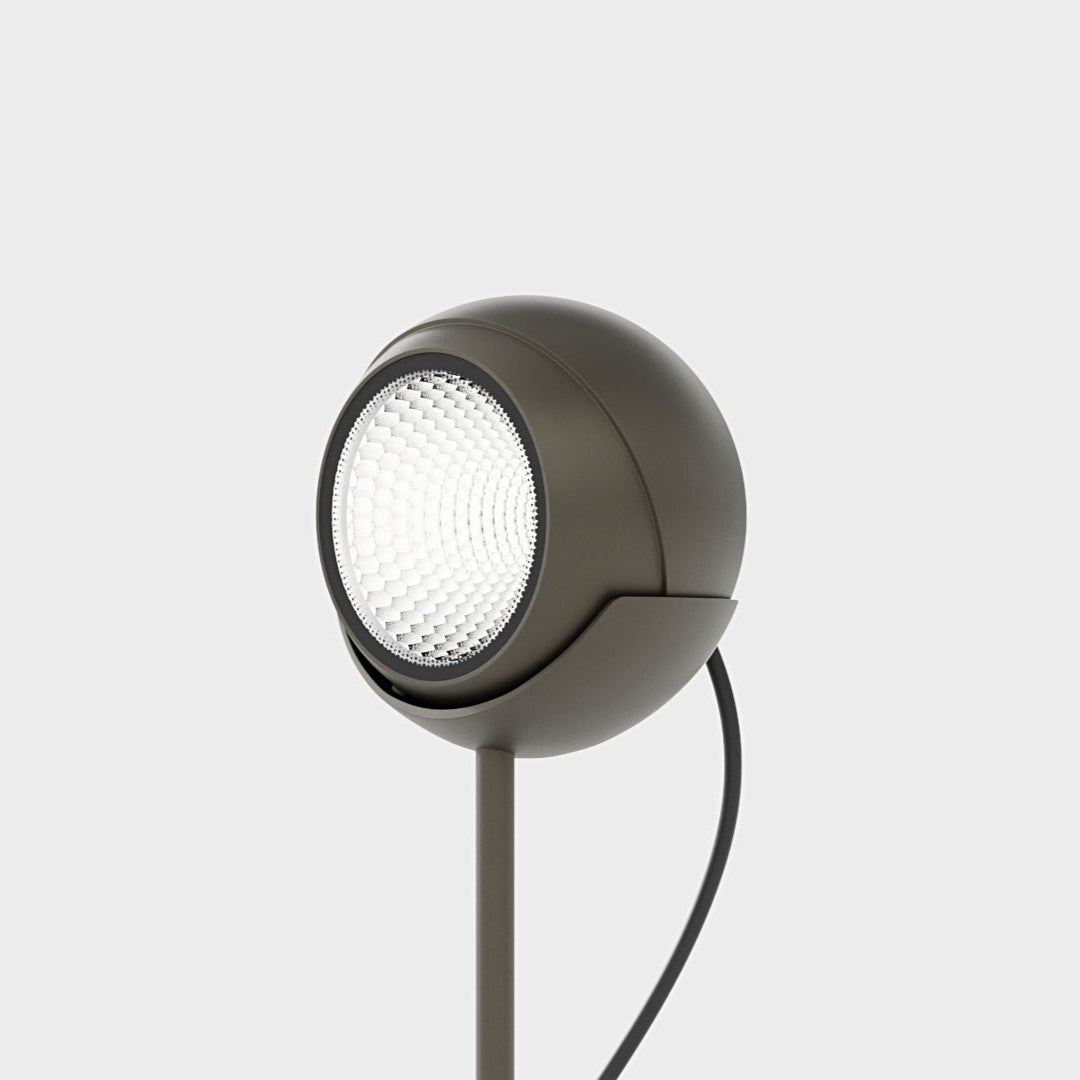 IP44.de LED Spießleuchte shot, schwarz, Vorderansicht