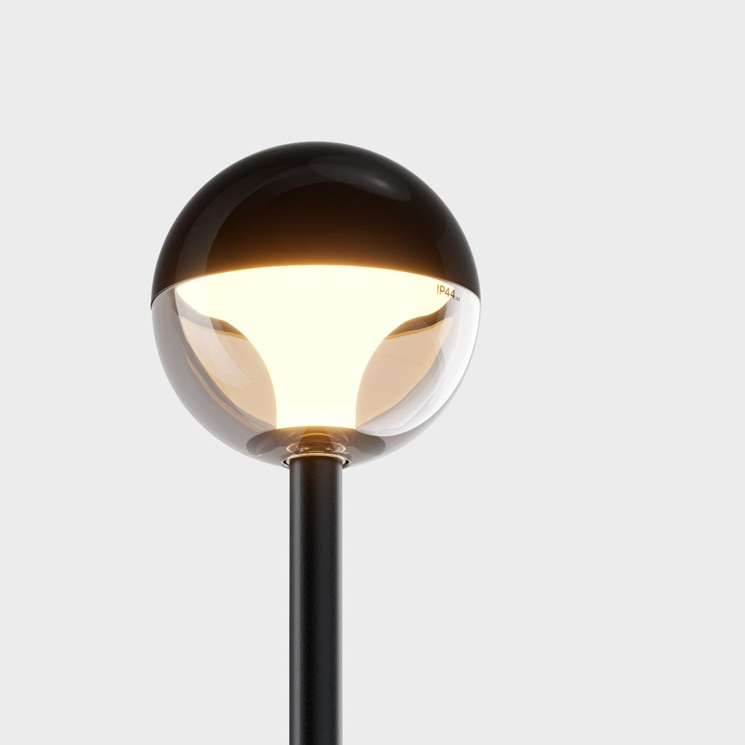 IP44.de LED Spießleuchte bal.4, schwarz, Nahaufnahme