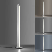 Pure, Stehleuchte Lines, Aluminium Detail, moderne Lichtlösung