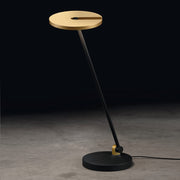 Holtkötter, Tischleuchte Supernova GT, Schwarz-Messing, moderne Tischleuchte