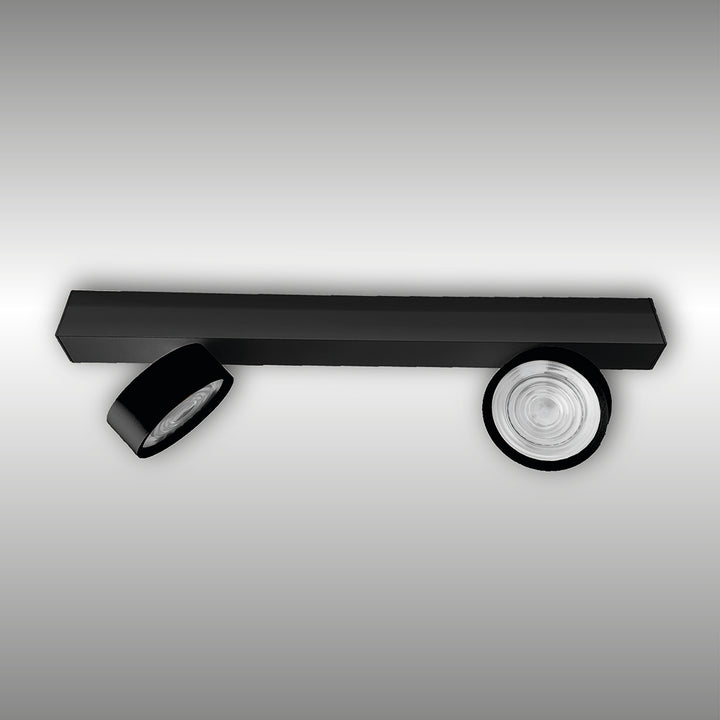 Projecteur à deux lumières Swing monté en surface