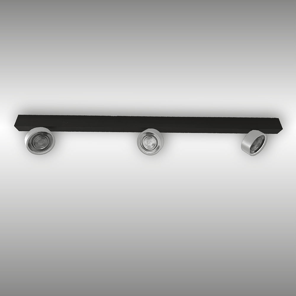 Projecteur à trois lumières Swing monté en surface