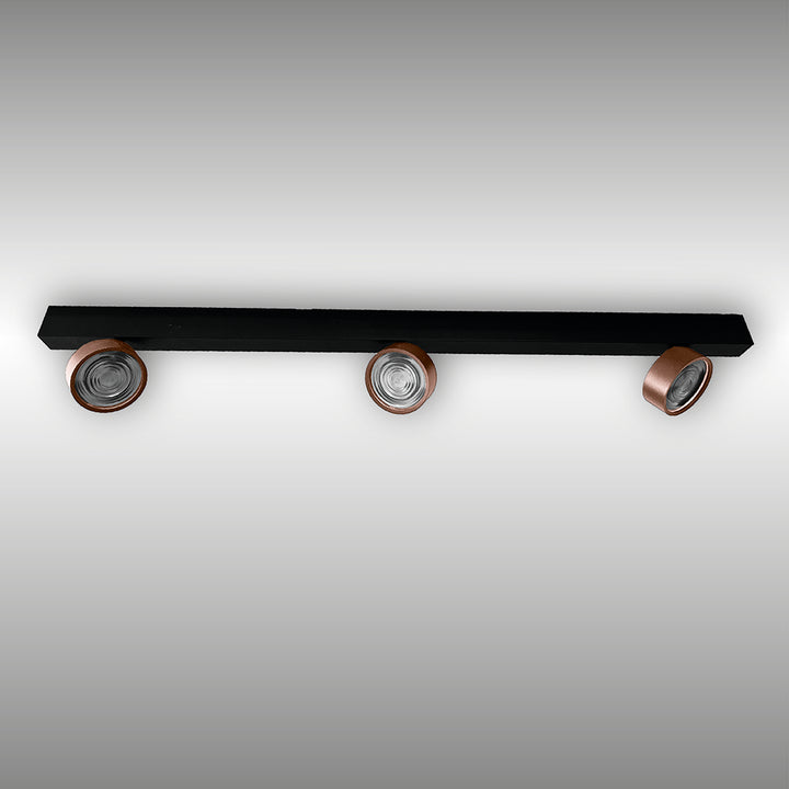 Projecteur à trois lumières Swing monté en surface