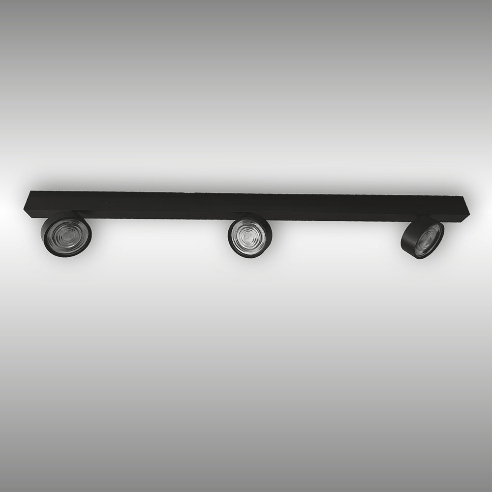 Projecteur à trois lumières Swing monté en surface