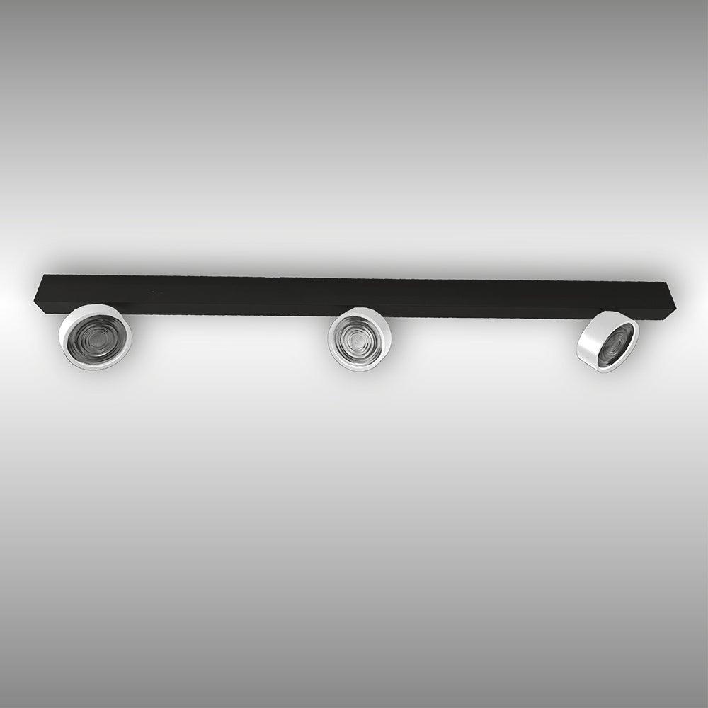 Projecteur à trois lumières Swing monté en surface