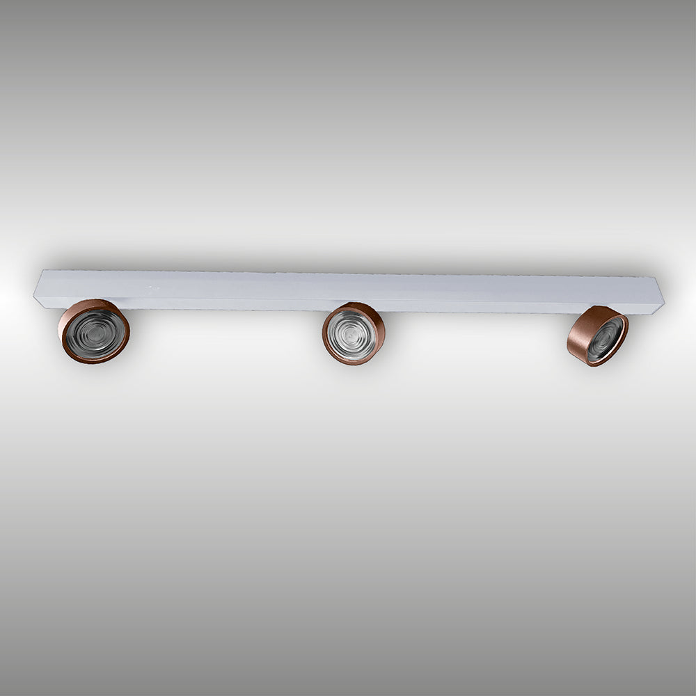 Projecteur à trois lumières Swing monté en surface