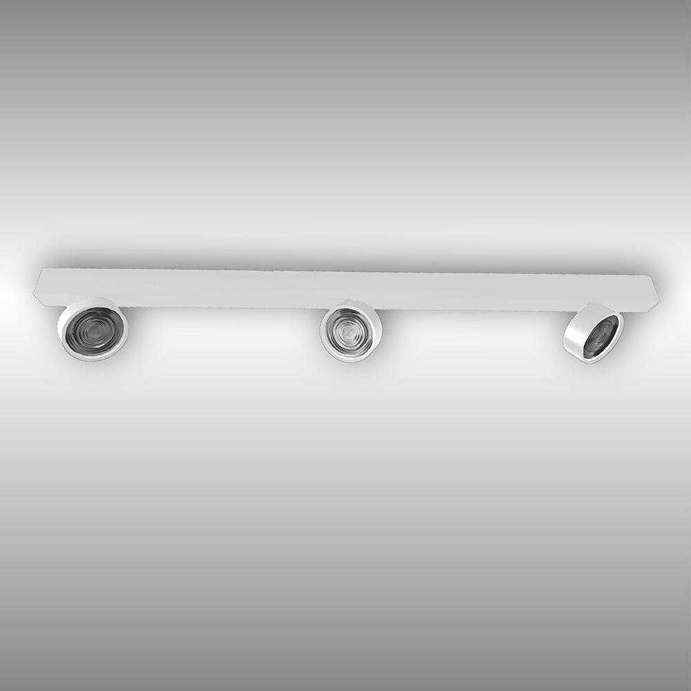 Projecteur à trois lumières Swing monté en surface