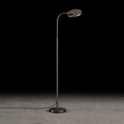 Holtkötter, Leseleuchte Vince S, Platin, moderne Lichtlösung