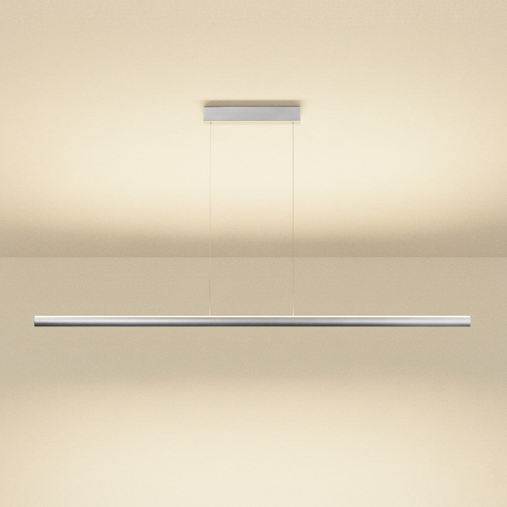 Holtkötter, Pendelleuchte Viona Mueta, 163cm Silber, moderne Lichtlösung