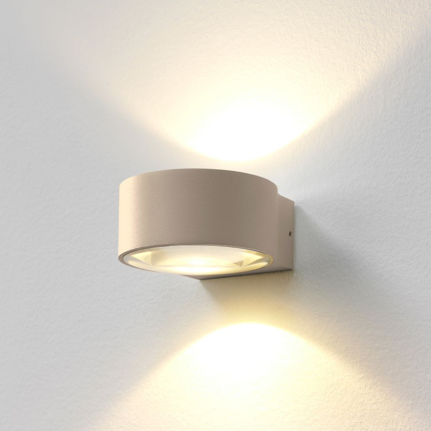 Sonluce, Wandleuchte Mia, Sand, moderne Wandbeleuchtung
