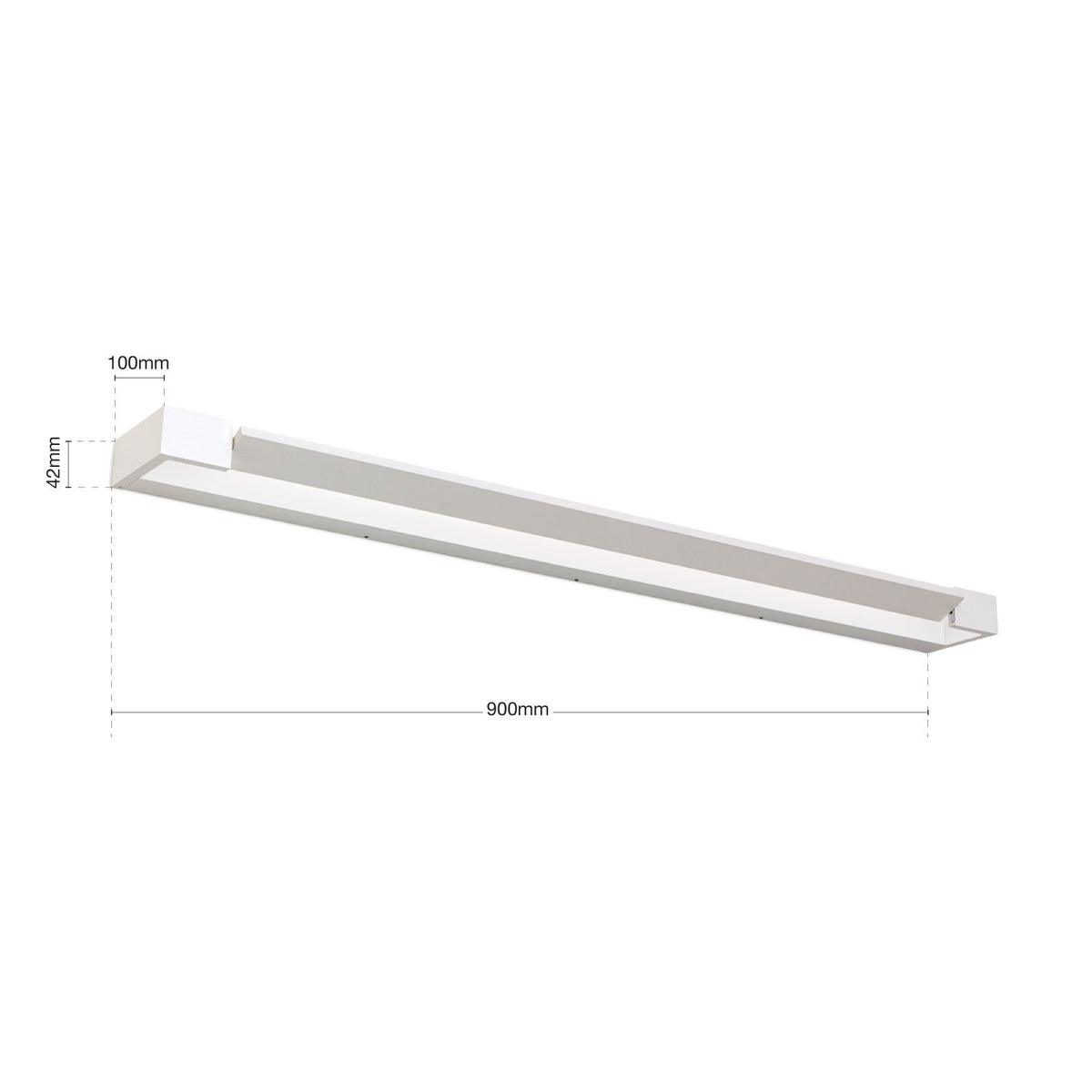 Orion, LED Wandleuchte Marilyn, 90cm Skizze, technische Lichtplanung