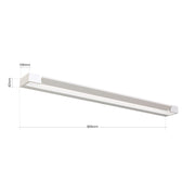 Orion, LED Wandleuchte Marilyn, 90cm Skizze, technische Lichtplanung