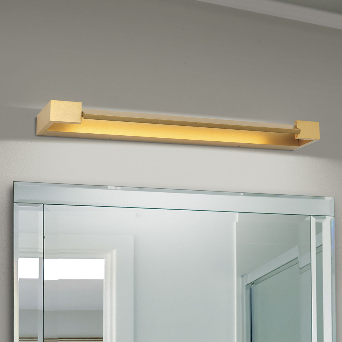 Orion, LED Wandleuchte Marilyn, 60cm Gold, hochwertige Lichtlösung