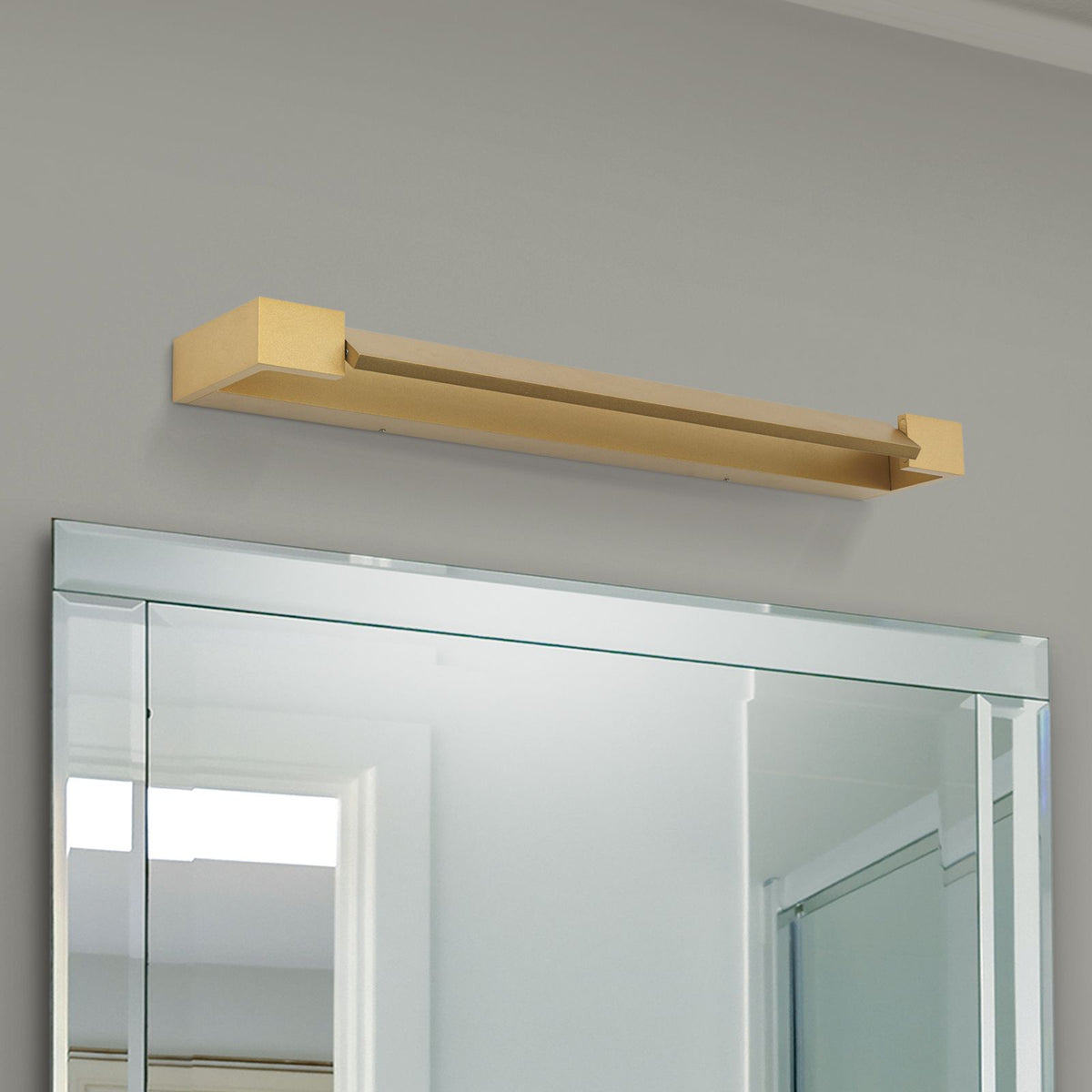 Orion, LED Wandleuchte Marilyn, 60cm Gold Detail, stilvolle Wandleuchte