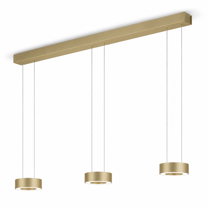 GKS Knapstein, Pendelleuchte Zera, Sand 3-flammig lang, moderne LED Beleuchtung