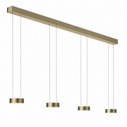GKS Knapstein, Pendelleuchte Zera, Bronze 4-flammig, hochwertige LED Pendelleuchte