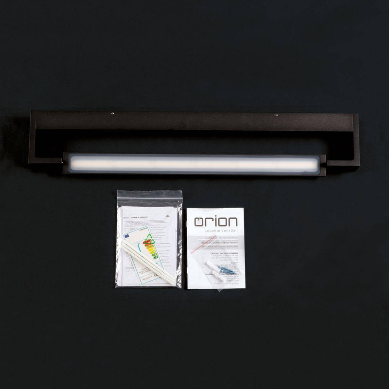 MARILYN LED wall light, black, 60 cm