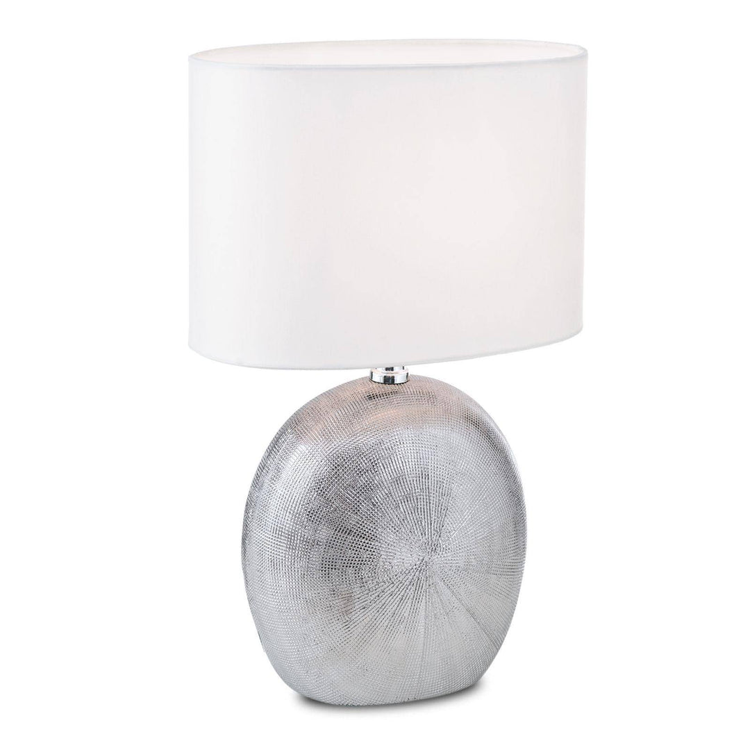 Ethno table lamp, titanium, medium 