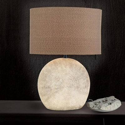 Ethno table lamp, cotto, large 