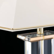 Orion, Tischleuchte Veronique, Kristall Detail, hochwertige Raumbeleuchtung