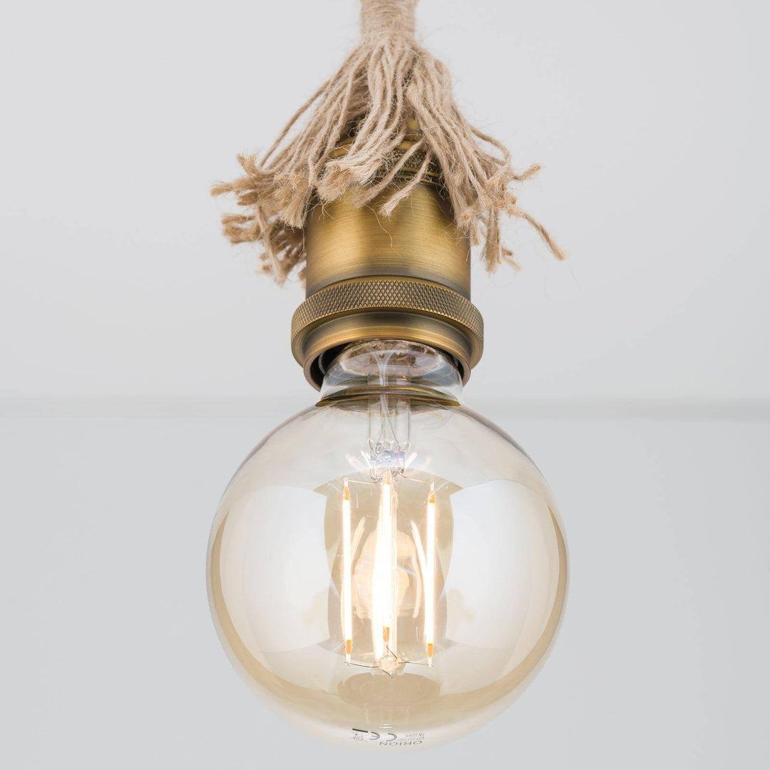 Vintage Hängeleuchte BASSENA 1 flg.