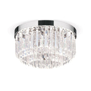 Orion, LED Deckenleuchte Prism, Chrom 35cm, moderne LED Deckenleuchte