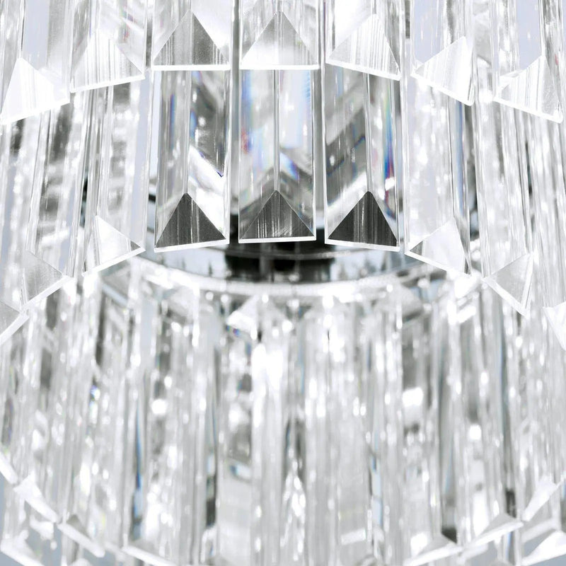 LED Deckenleuchte PRISM, chrom, Ø 35cm