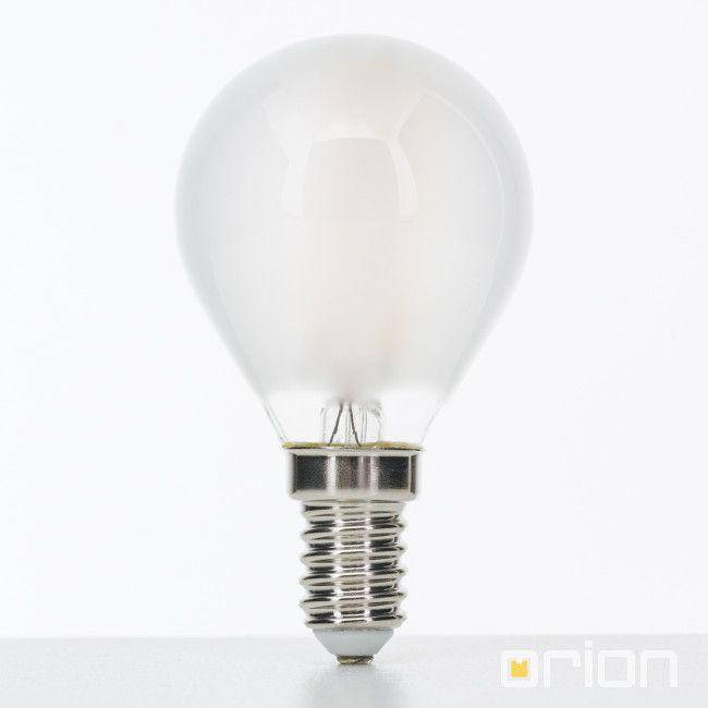 Orion, LED Tropfenform E14, Detail, energiesparendes Leuchtmittel