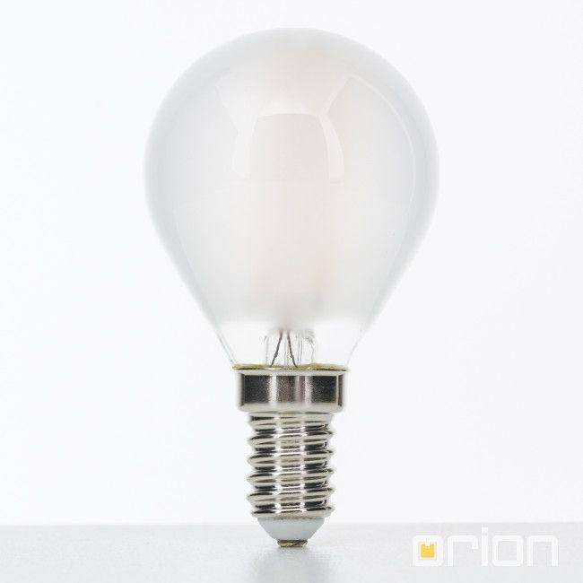 LED drop shape, E14, 4.5 watts, matt