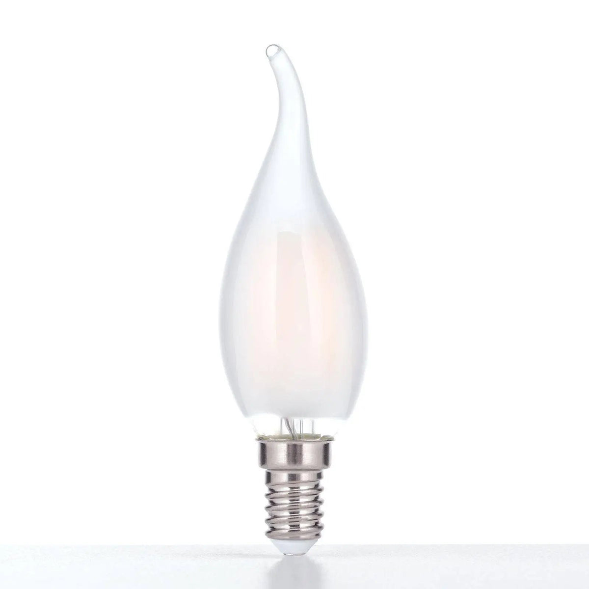 Orion, LED Windstoßkerze E14, Detail, energiesparendes Leuchtmittel