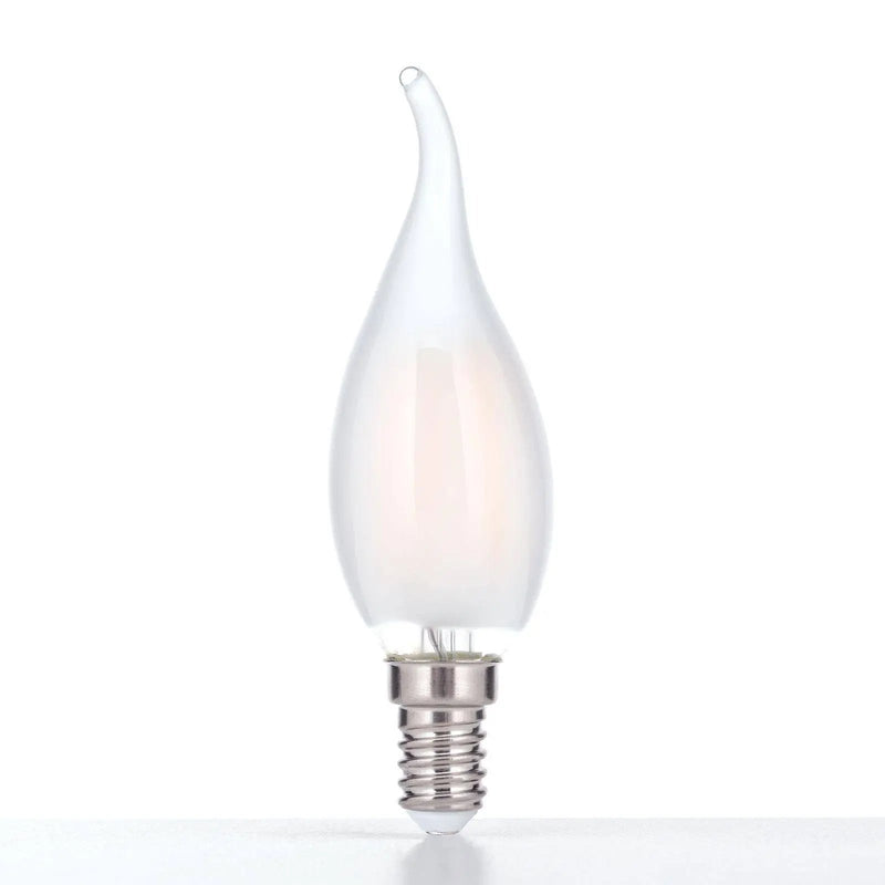 LED wind gust candle, E14, 4.5 watts, matt