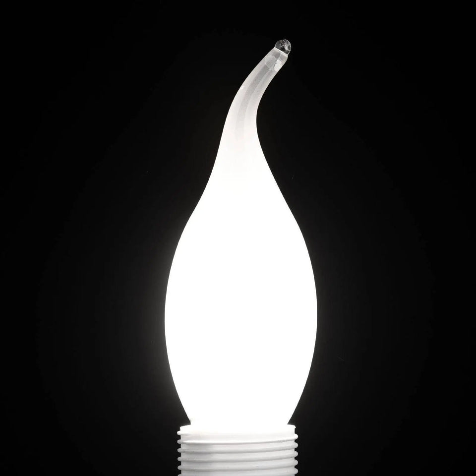 Orion, LED Windstoßkerze E14, Verpackung, warmweißes Leuchtmittel