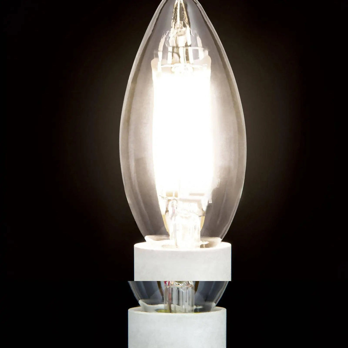 Orion, LED Kerze E14 klar, Verpackung, energiesparendes Leuchtmittel
