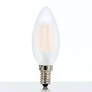 Orion, LED Kerze E14 5W matt, Detail, energiesparendes Leuchtmittel