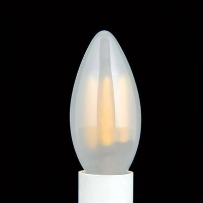 LED candle, E14, 5W matt