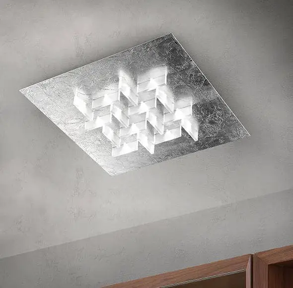 Cristalli 50x50cm, inserts finition satinée, 2700K