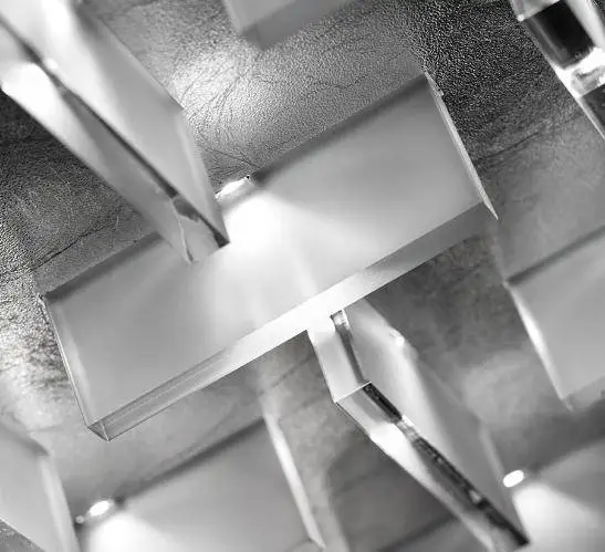 Cristalli 50x50cm, inserts finition satinée, 2700K