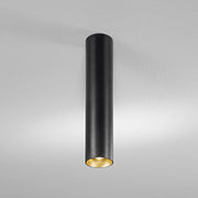 DLS Lighting, Deckenleuchte Bali, Schwarz-Gold, Produktbild lang