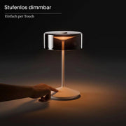 Sigor, Akku-Tischleuchte Numotion, Dimmung, moderne Lichtsteuerung