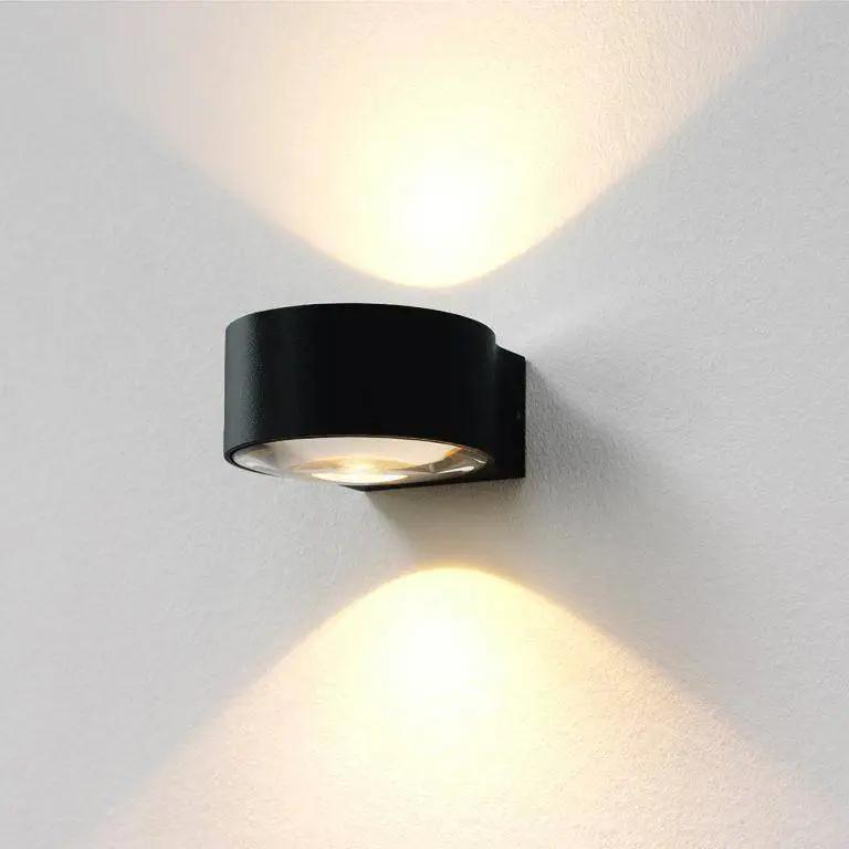 Sonluce, Wandleuchte Mia, Schwarz, moderne Lichtlösung