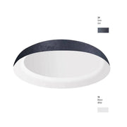 Braga, Deckenleuchte Eclissi Ø40cm, Eisen-Weiss, dekorative Deckenbeleuchtung