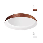 Deckenleuchte Eclissi Ø40cm in Rost, elegante Raumbeleuchtung
