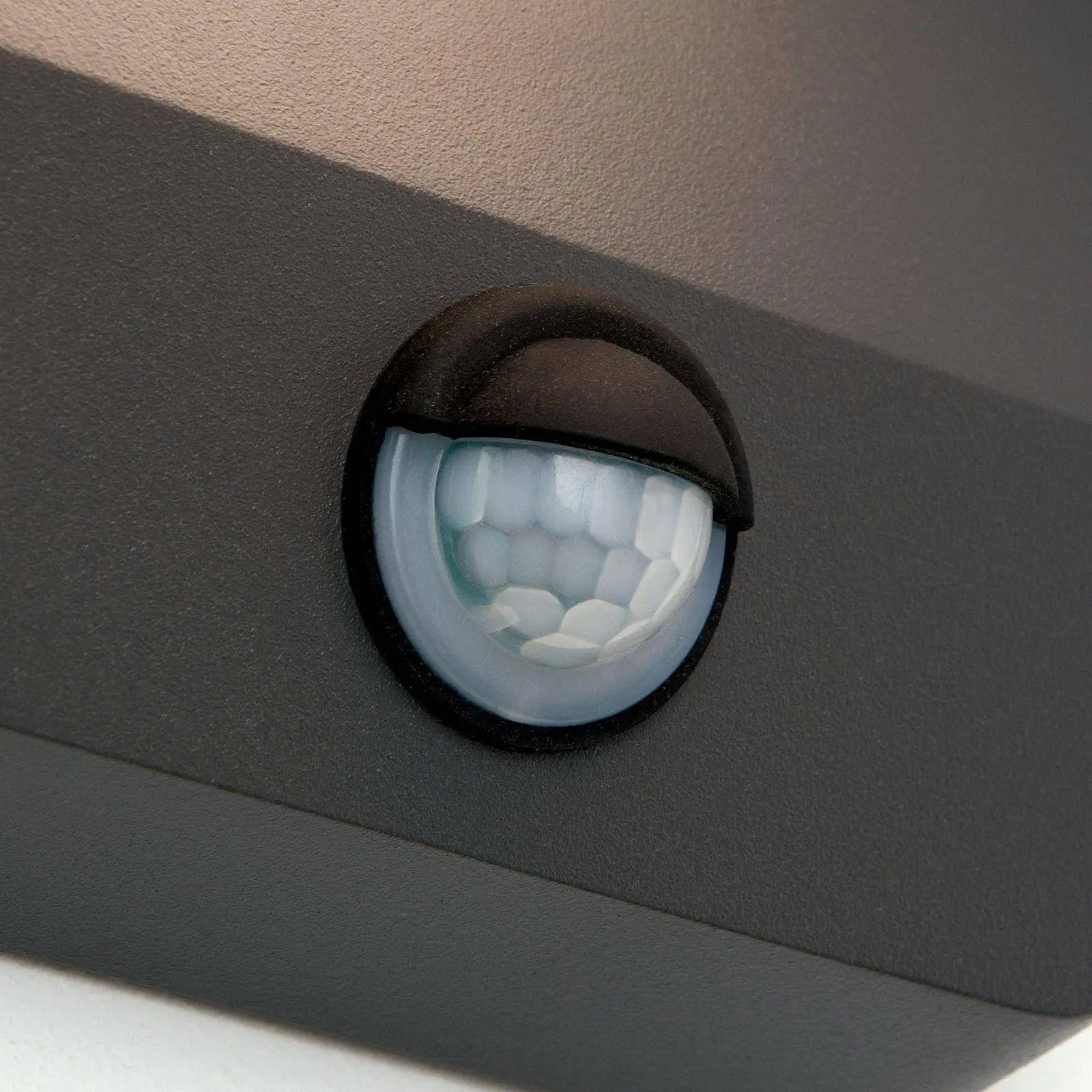 Orion, LED-Außenleuchte Hendryk, Anthrazit Sensor, moderne Außenbeleuchtung