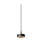 Ribag, KIVO Pendelleuchte 140mm AC, Schwarz Goldbraun, stilvolle Raumbeleuchtung