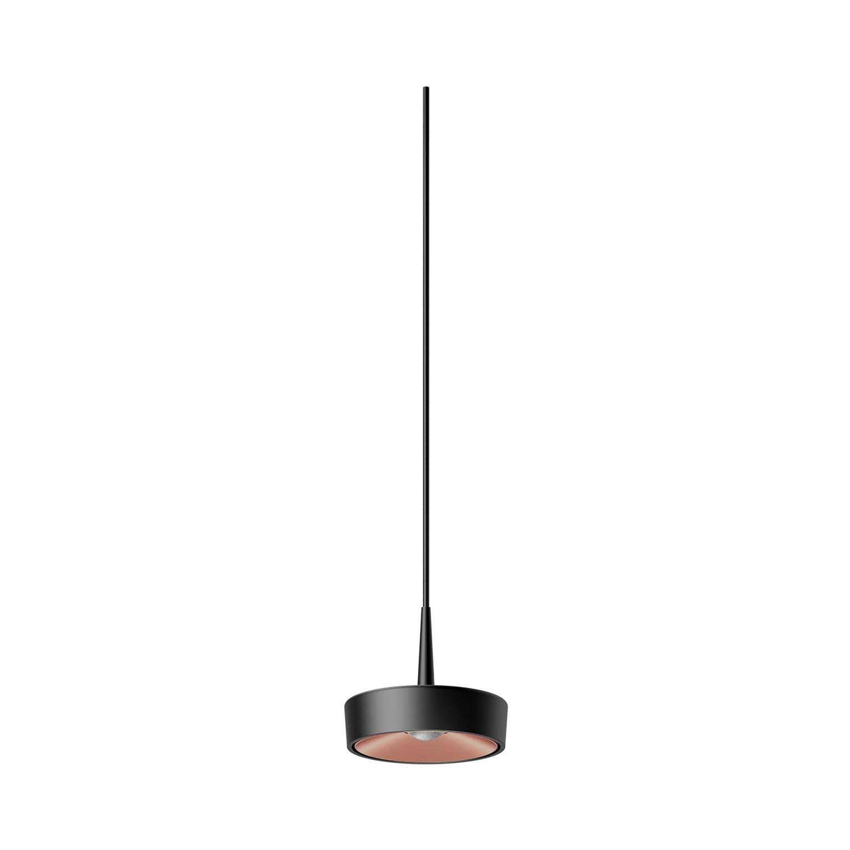 Ribag, KIVO Pendelleuchte 140mm AC, Schwarz Rose, moderne Pendelleuchte
