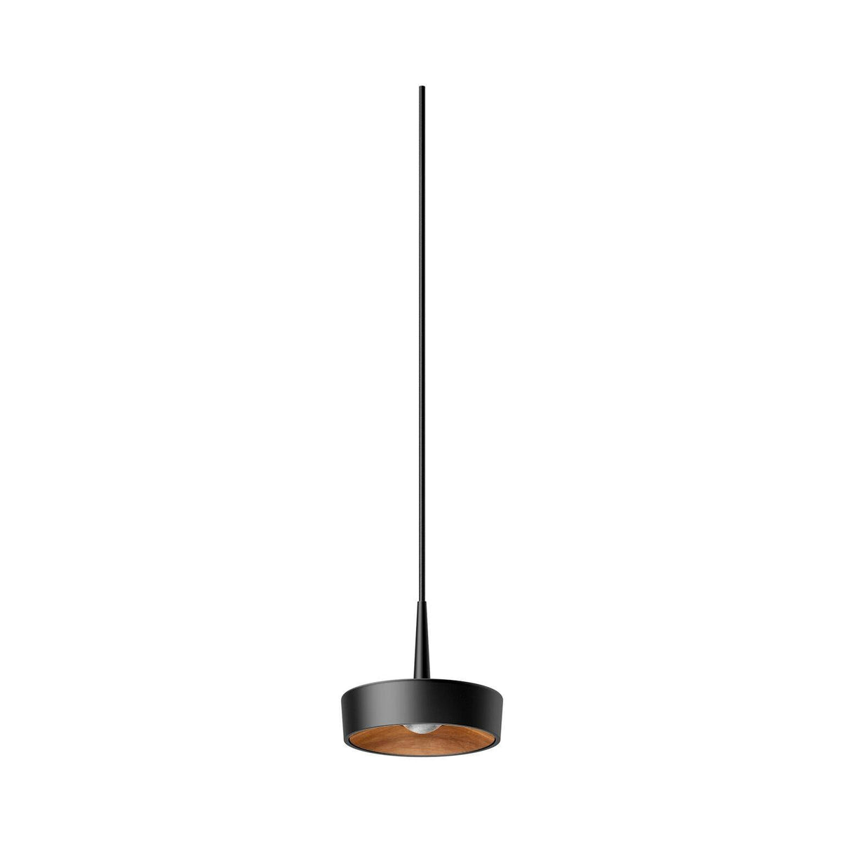 Ribag, KIVO Pendelleuchte 140mm AC, Schwarz Schwarznuss, hochwertige Raumbeleuchtung